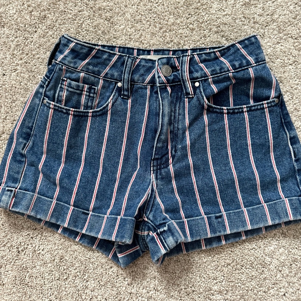 Pacsun mom shorts striped